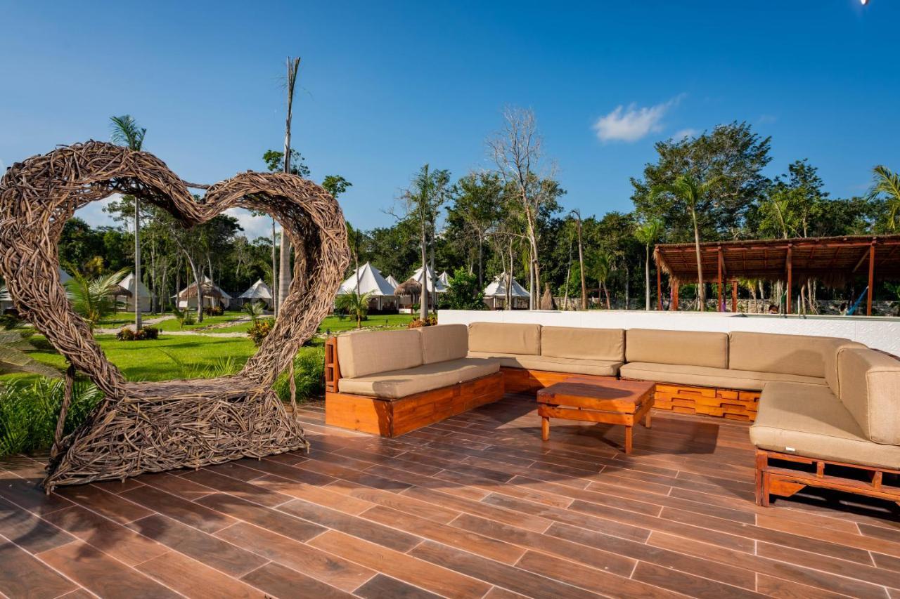 Xakluum Eco Glampings Puerto Morelos Exterior foto